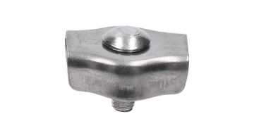 Lanková svorka - simplex pro nerezové lanko 5 mm, broušená nerez K320 / AISI304