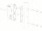 LOCINOX® Zámkový set LAKQ U2 pro profil Ø30 - Ø50 mm (kazeta, zámek, hliníkové kliky, cylindrická vložka), volitelná barva RAL