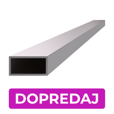 DOPRODEJ profil 40 x 20 x 2 x 1000 mm, broušená AISI 304