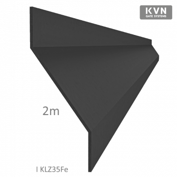 Z-profil lamela L=2000 mm, 20 x 40 x 20 x 1,5 mm, plech bez povrchové úpravy, použití pro plotovou výplň, možno použít pro bránový speciál KJL70x34x55x2, cena za 2 m kus