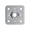 Horní deska 110x110 s maticí M24, žárový pozink, výška 23mm, patka pilíře