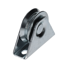 Vodící kladka ø 60mm s opěrou, V profil