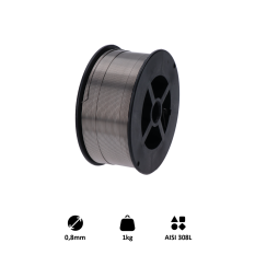 Svařovací drát /AISI 308L/0.8 mm, 1 kg, MIG-MAG nerez