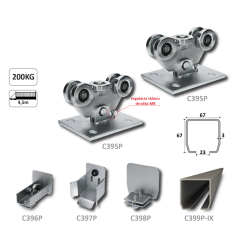 PICCOLO samonos do 200 kg/4,5 m, profil 67 x 67 x 3 mm