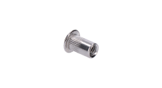 AISI304 nýtovací matice M4, rýhovaný dřík, L = 12,2 mm