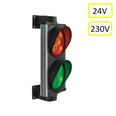 ASF Semafor dvoukomorový, LED, hliník, 0-230V