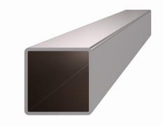 Profil uzavřený 30x30x2mm, cena za 1ks(1m), broušená nerez K320 /AISI304