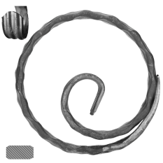 Kruh ø120 mm, 12 x 6 mm, zdobený