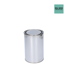 Barva antikorozní polomatná na zinek 1kg pastelová tyrkysová