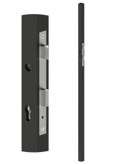 Profil 40x40x1,5 mm, H-1500 mm se zámkem, vhodný pro rám branky, bez povrchové úpravy