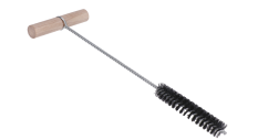 čistiaca kefka nylonová s drevenou rúčkou Ø16mm, dĺžka 250mm - z toho časť s kefkou 80mm
