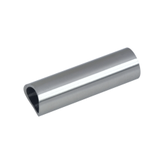 Přechod na vymezení vzdálenosti mezi sloupem ø 42,4 mm a kotevní deskou, ø 20x2,0 mm /L:65 mm, bez vnitřního šroubu, broušená nerez K320 / AISI304