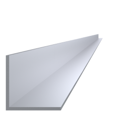 Hliníkový L profil 50x50x3 mm, délka 6000 mm, materiál EN AW-6060 T66, přírodní hliník bez povrchové úpravy, cena za KUS