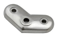 Dopojovací deska (45° úhel) na trubku ø 42,4 mm, broušená nerez K320 / AISI304