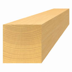 Dřevěný profil čtvercový (40x40mm / L: 2000mm) materiál: buk, broušený povrch, bez nátěru, balení: PVC fólie