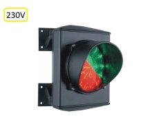 ASF semafor jednokomorový, LED, hliník, 230V