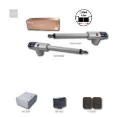 TOO4500KLT sada pohonů pro dvoukřídlou bránu do 4,5m/křídlo