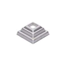 Krytka plechová, 44 x 44 x 20 mm, díra: 14 x 14 mm