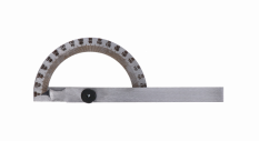Uhlomer oblúkový KINEX, NEREZ, 0-180°, 120x200 mm
