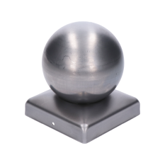 Stříška na sloupek-kulatá Základna 100 x 100 mm, koule 80 mm