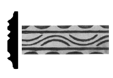 Madlovina vzorovaná 40x6 mm, dĺžka 3000 mm, cena za KUS