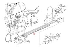 BPA0331A.4565 hliníková šína L-2950 mm pro SPIDO