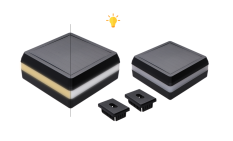 Solární LED světlo, pár, teplý/studený režim