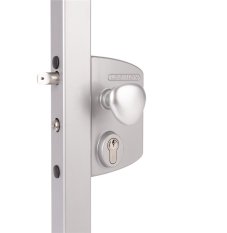LOCINOX® povrchový elektrozámek LIRQ U2L-VSZR, funkce FAIL CLOSE (kazeta, zámek, cylindrická vložka, klika typ R)