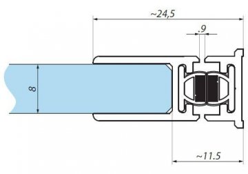 SHMSD-SET NABL - Profil s magnetem