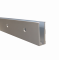 Hliníkový kotevní profil pro sklo 12-22 mm, boční kotvení. Bez příslušenství, povrchová úprava brus, cena za délku 5000 mm
