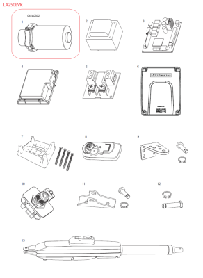 041A0302 motor 24V se spojkou a šroubovací