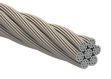 Nerezové lanko ø3 mm (7x19 drátů) / AISI316