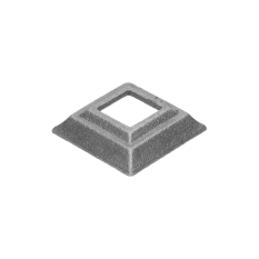 Krytka 50x50x16mm s otvorem 21x21mm, odlitek