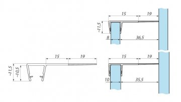 SDV 8-10 - Těsnění pro sklo 8-10 mm