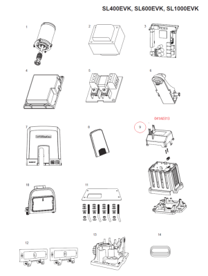 041A0313 držák a kryt transformátoru