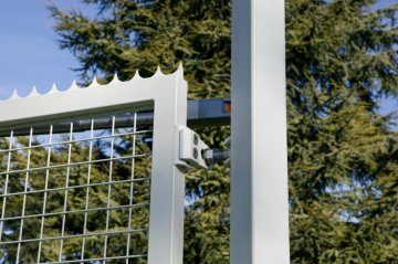 LOCINOX® GBMU4D20 navařovací pant M20, otevíratelný 180°, nastavitelný 3D, pozink
