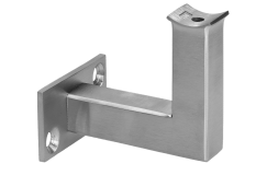 Držák madla na zeď (66x85mm), broušená nerez K320 /AISI304