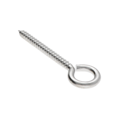 Úchyt do dřeva pro držák lanka, oko ø12mm, nerez AISI304