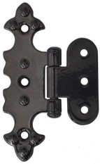 Závěs ozdobný černý, 80x45mm