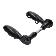 Klika 145x75mm, průměr osazení 18mm, černá, pár