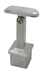 Držák madla s kloubem, na madlo trubku ø 42,4 mm (63x81 mm), broušená nerez K320 / AISI304