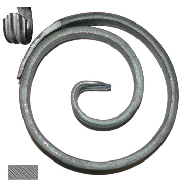 Kruh ø120 mm, 12 x 6 mm, hladký
