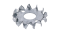 Podložka bulldog, vnitřní rozměr 23mm, vnější rozměr 75mm, žárový pozink