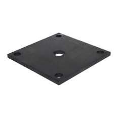 Plotna 150x150x10mm s otvormi 13mm, bez povrchový úpravy