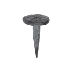 Ozdobný kovaný hřebík nepravidelné rozkutí, hlavička Ø 24-26*8mm, hrot 5x5x30mm, bez povrchové úpravy