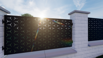 Designová kovová výplň, laserem vypálený vzor 9131, rozměr 1000x2000x2,0 mm +/- 0,5%, bez povrchové úpravy, perforace 11%