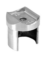 Přechod (ø 42,4x1,5 mm) na madlo EB1-HM42 a trubku D: 42,4 mm, lepený spoj, broušená nerez K320 / AISI304