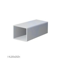 Uzavřený profil 20x20x1,2mm, zinkovaný DX51D+Z100, hladký
