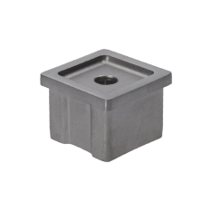 Držák madla na jekl 40 x 40 mm, broušená nerez AISI 304