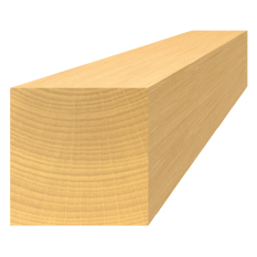 Dřevěný profil 40 x 40 x 3000 mm, buk, broušený bez nátěru